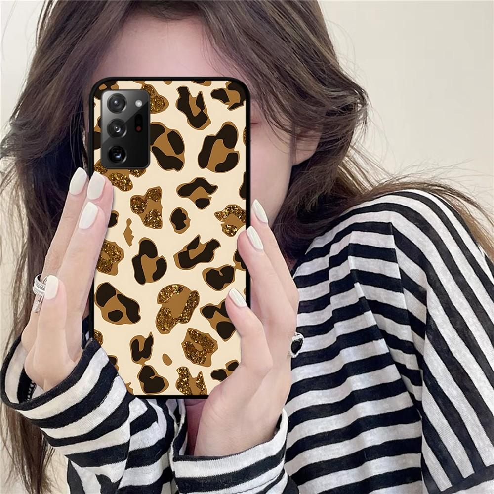Leopard Print Phone Case For Samsung Note 8 9 10 20 Pro Plus Lite M 10 11 20 30 21 31 51 A 21 22 42 02 03