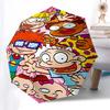 Rugrats Automatic Opening/Closing Umbrella with 3 Fold Design and Iron Frame Perfect for Fans, Travelers, and Daily Use. Ideal Gift for Fest