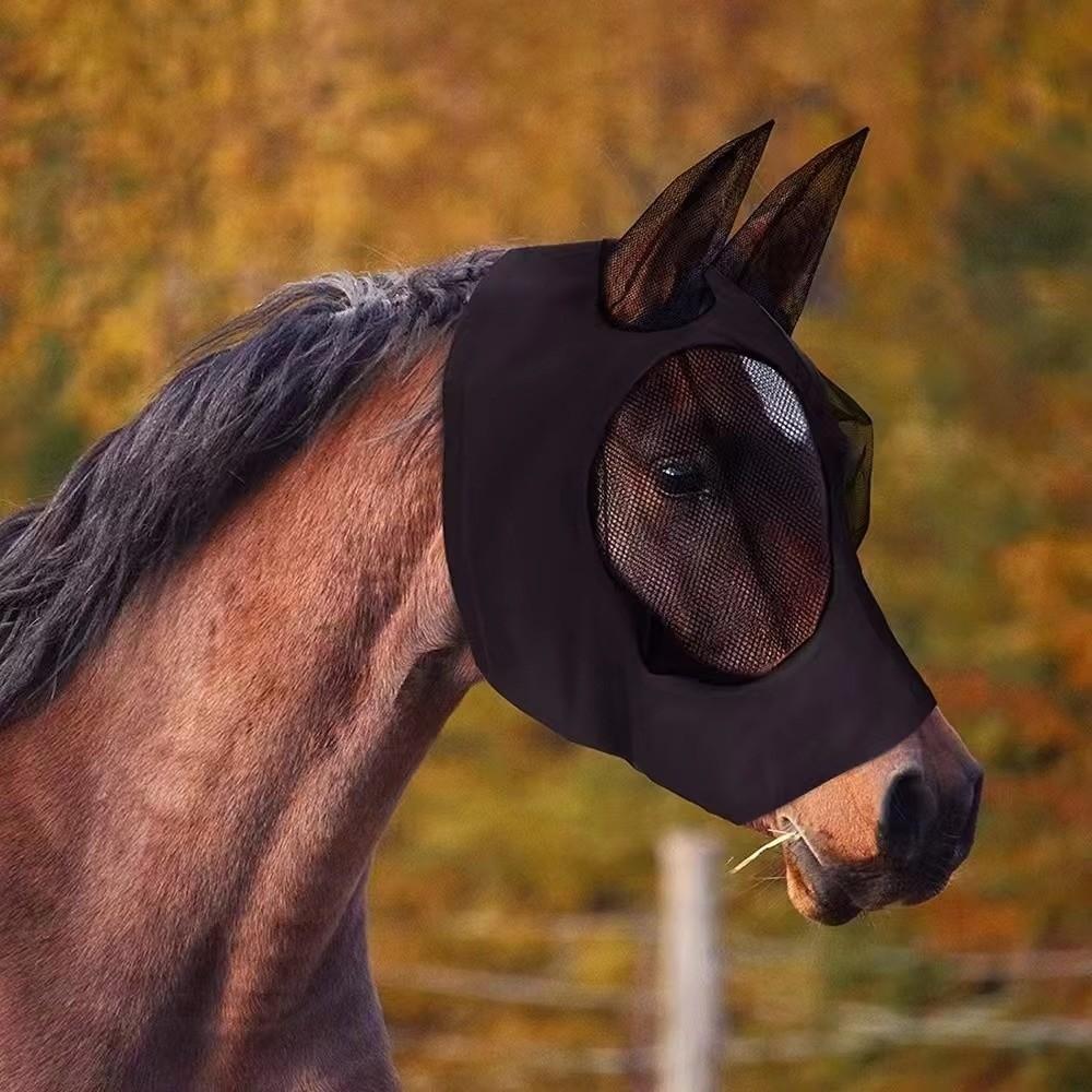 Breathable Mesh Horse Face Mask Multifunctional Mesh Horse Mask Horse Fly Mask  Horse Protection