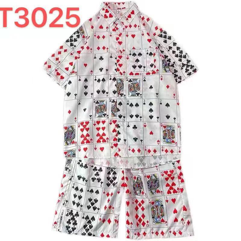 

2025 Unisex Hong Kong Retro Floral Shirt: Short Sleeve, Thai Hawaiian Style, Rebellious, Handsome, Loose Fit 3XL