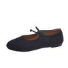 Fashion Women's Flat-bottomed Mary Pumps Low-cut Shoes Spring and Autumn Fashion Lace-up Soft-soled Leisure and Comfortable Ballet Shoes