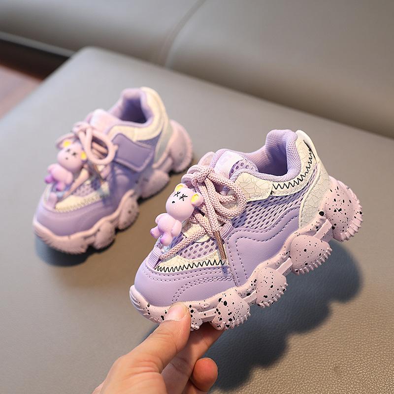

Children Cute Sports Shoes Baby Girls Sneakers Kids Running Shoes Toddler Infant Footwear Kids Boys Outdoor Casual Shoes 30 (inside 18 cm)