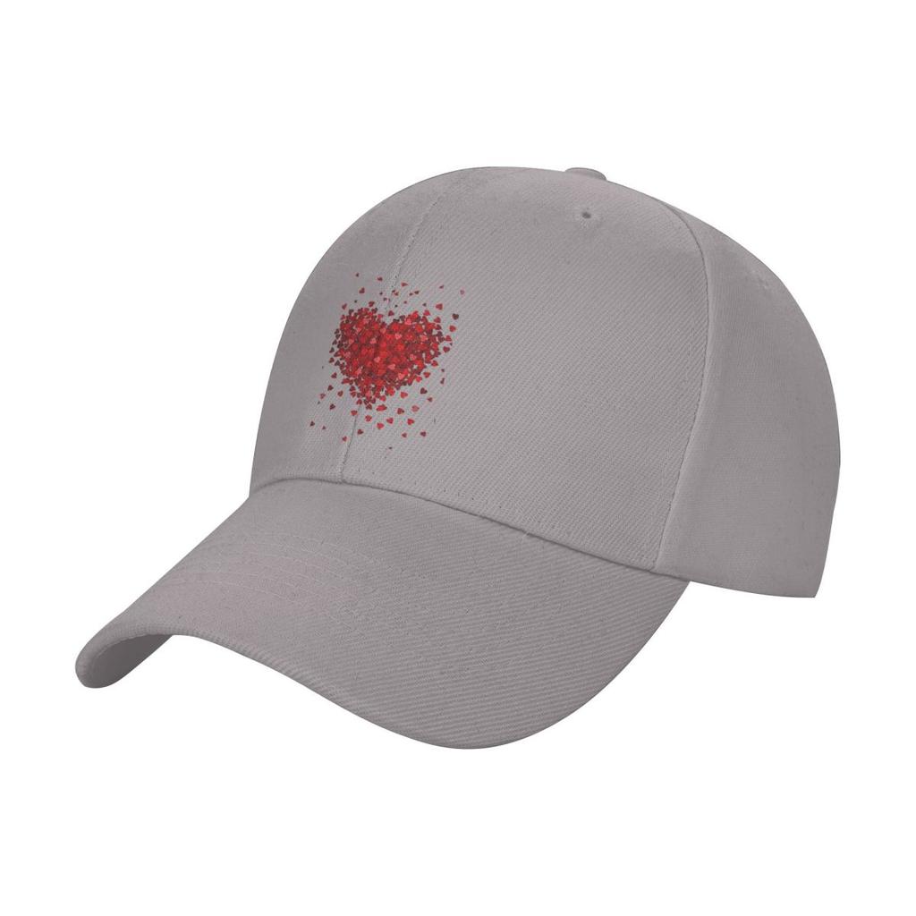 Retro Red Heart Fashion 3D Trucker Hat Unisexs Hats Hats For Unisex Women's Baseball Cap