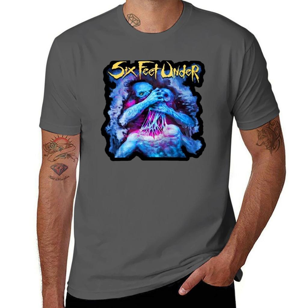 Six Feet Under Band Artwork T-Shirt Sommer Mode Lässiges T-Shirt