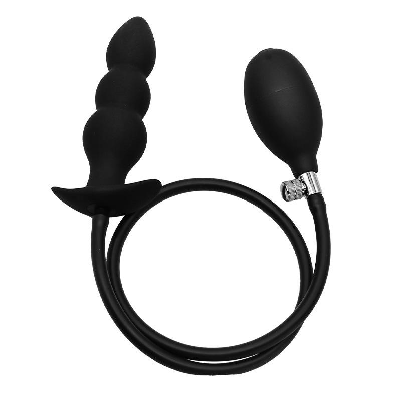 Adult Product Silicone Inflatable Huge Big Anal Plug Dildo Pump Anal Dilator Expandable No Vibrator Butt Plug Anal Balls Sex Toy