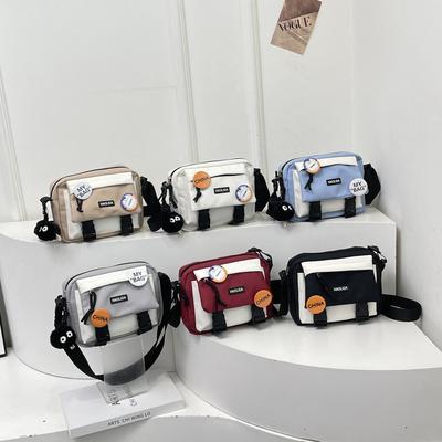 2025 Spring New Messenger Bag Small Bag Japanese Trendy Brand Casual Versatile Student Mobile Phone Bag Small Satchel Women