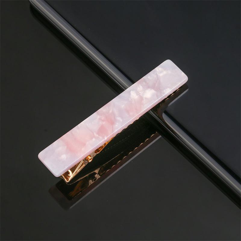 Korean Style Leopard Print Marble Hair Clip for Women