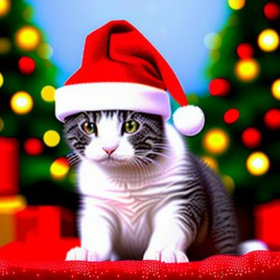 Kreative Feiertags-Haustierkopfbedeckung: Weihnachtsmützen für Teddybär, Panda, Kätzchen & Hund für festliche Partys