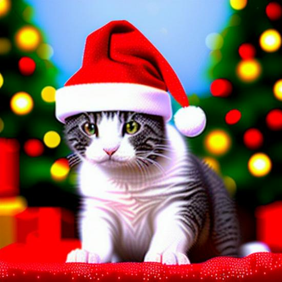 Creative Christmas Pet Hat for Teddy Bears, Pandas, Cats, and Dogs - Festive Holiday Costume & Party Decoration