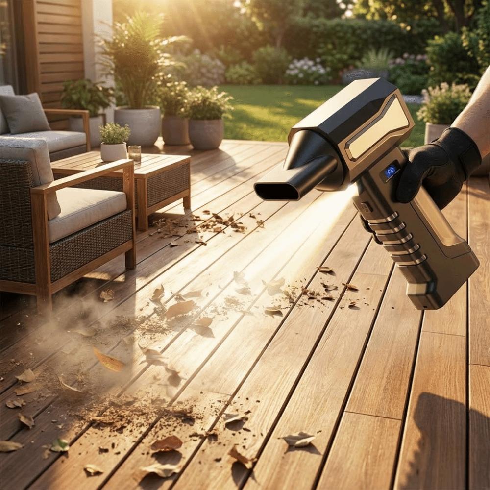 Cordless Operation Cordless Handheld Turbo Blower High Power Mini Air Fan  Home Use