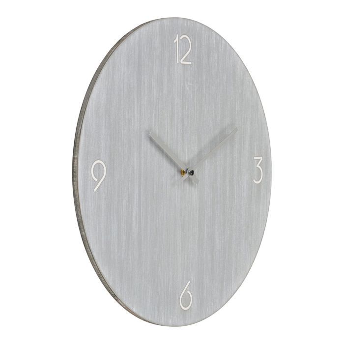 Ravenna horloge murale silencieuse Ø40cm gris clair.