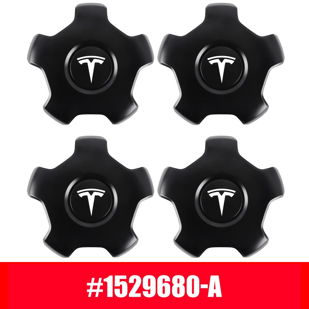

4pcs For Tesla Model 3 18 Inch Original Car Wheel Center Hub Caps Badge Rim Hub Dustproof Cover Emblem Decoration Accessories