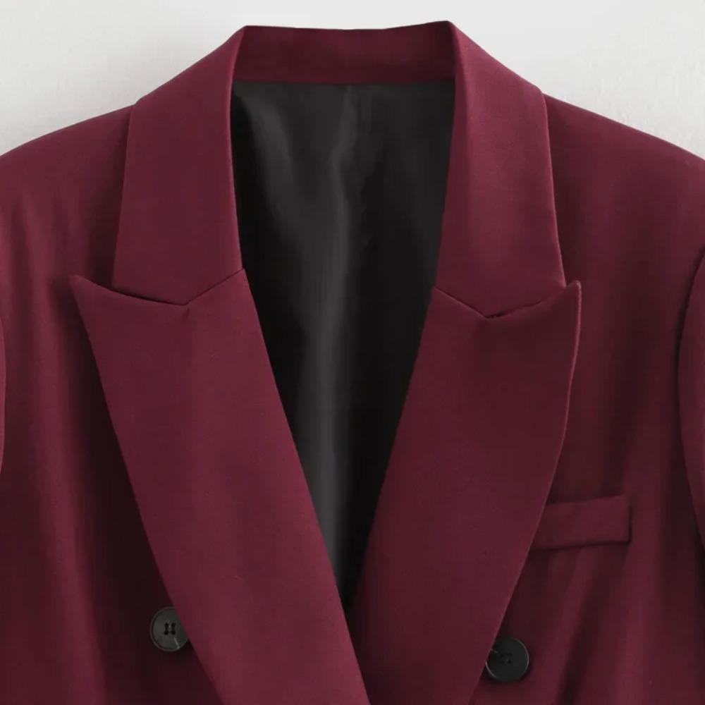 Straight Women's Blazers Office Long Blazer Woman Long Sleeve Oversized Blazer for Women Outerwears Vintage Coats