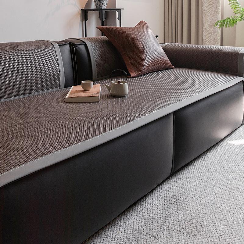

Summer Pe Rattan Sofa Cushion Non-Slip Premium Seat Cushion New Summer Cool Sofa Cover Cover Cloth Towel 70*70cm