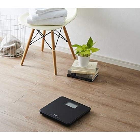 Tanita Scale Compact Black HD-662-BK Power On Step Approximately A4 Size Backlight