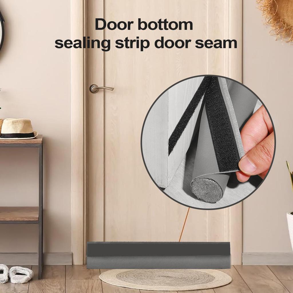 Under Door Noise Stopper Door Noise Blocking Strip Sound Blocker Gap Filler for Bedroom Garage Window Kitchen Carpets Shower