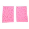 4pcs 3D Shape Fondant Mould Washable Candy Mould Candy Mould Maple Leaf Mould  Cupcake Topper