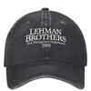 Lehman Brothers Risk Management 2008 Baseball Cap Bank Bankruptcy Trucker Hat Tennis Skate Snapback Cap Women Baseball Caps