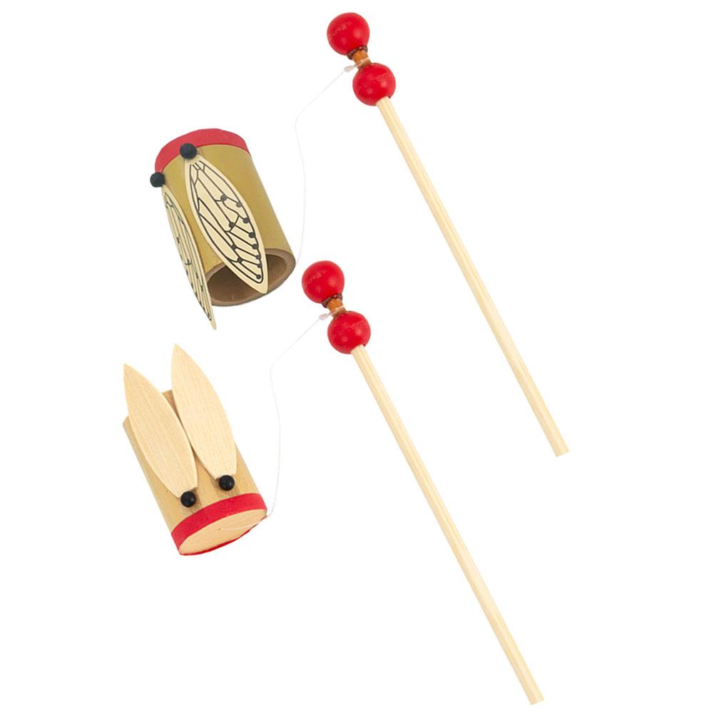 Bamboo Cicada Chirping Toy Handmade Toy Gift For Kids I1Q2