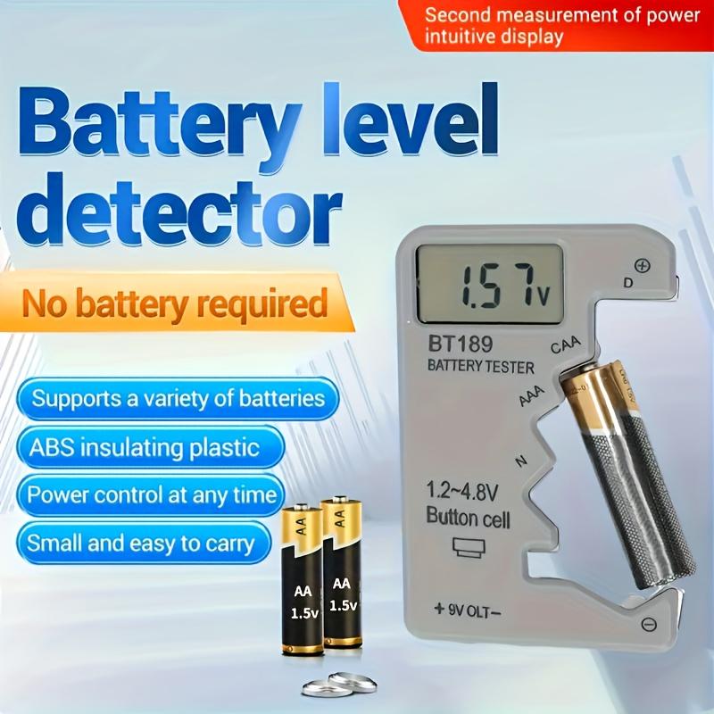 1pc LCD Display Battery Tester, Battery Capacity Detector, Portable Digital Display Battery Voltage Measurement Tool