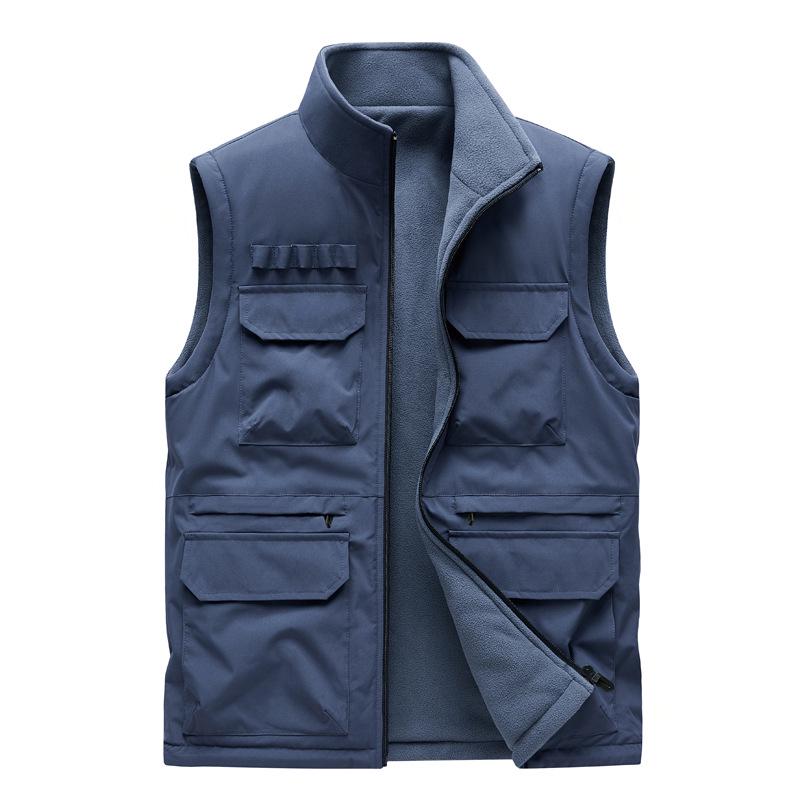 Plus Size Outdoor Fishing Photography Vest with Logo Print