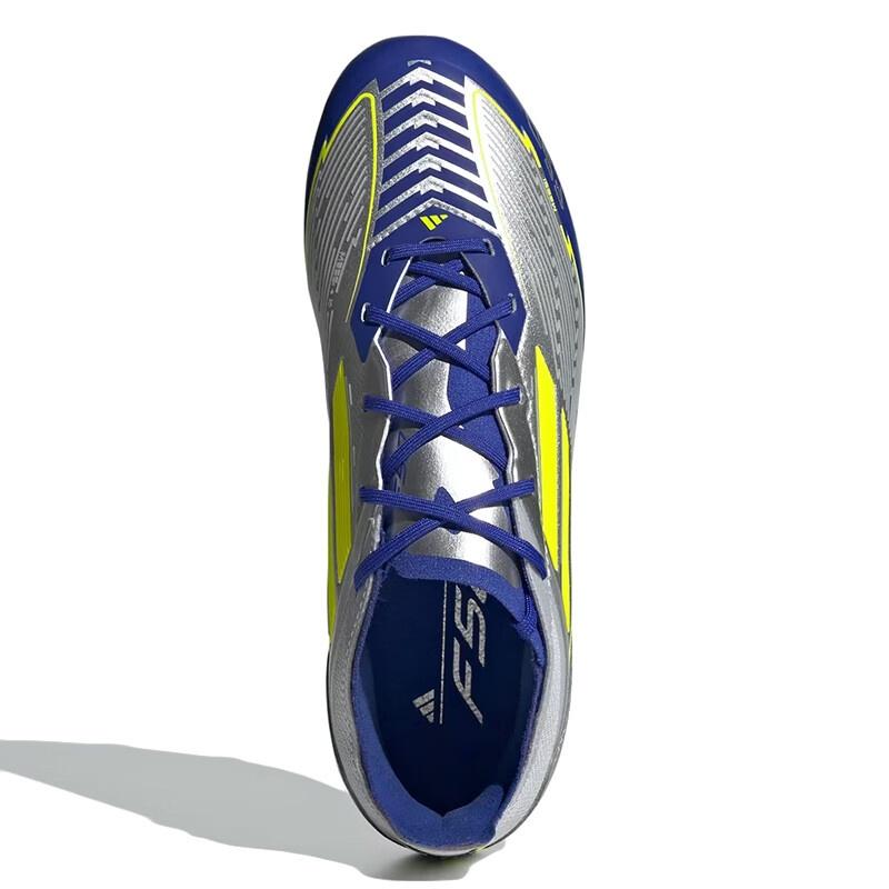 Adidas F50 ELITE Low top Kids' Soccer Shoes Metallic Silver/Bright Neon Yellow/Bright Blue Teenagers IH0921