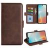 For Samsung Galaxy M16 5G Case Calf Texture Leather Wallet Phone Cover