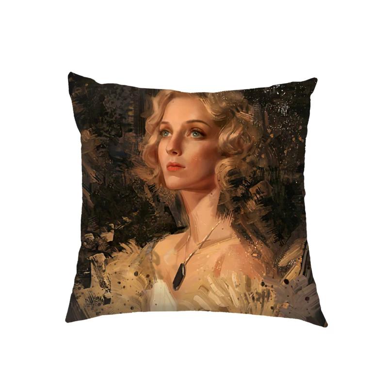Artist John William Waterhouse Cushion Cover Religious Goddess Angel Pillowcase for Sofa Home Decor Throw Pillow Case Covers