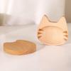 Wood Cat Coffee Spoon Rests - 2 Cute Cat Kitten Wooden Coffee Spoon Rest Teaspoon Holder Coffee Station Decor Coffee bar Coffee Stirrers Holder for