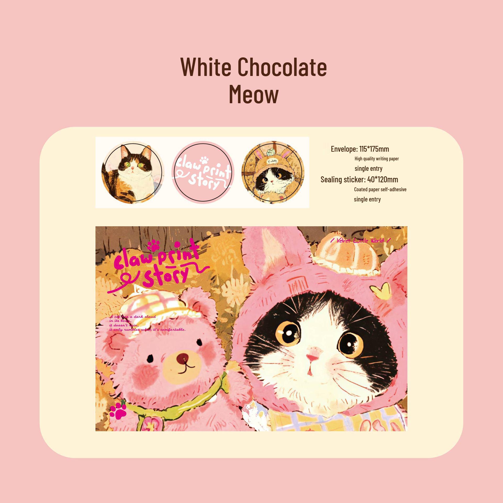 Mr. Paper Claw Story Series: Cute Pet Instagram-Style Handwritten Letter Envelopes