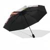 1pc BT21 Characters Outdoor Umbrella - Automatic Opening/Closing - Portable 3-Fold Design - 8-Rib Iron Frame - Perfect Gift for Fans, Travelers,