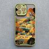 Leaves Autumn Forest House Phone Case for iPhone 12 13 Mini 11 14 15 16 Plus Pro Max 7 8 SE 2020 X XS XR Protective Phone Cover