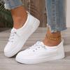 Fashion Women Sneakers Spring Summer Fashion Breathable Sneakers Women Round Toe Shallow Mouth Loafers Casual Comfort Flat Shoes Women