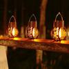 Outdoor Solar Lights Retro Lantern Lantern Lights Hanging Flame Lamp Landscape Lighting Floor Lights Spotlight Home Garden Decor