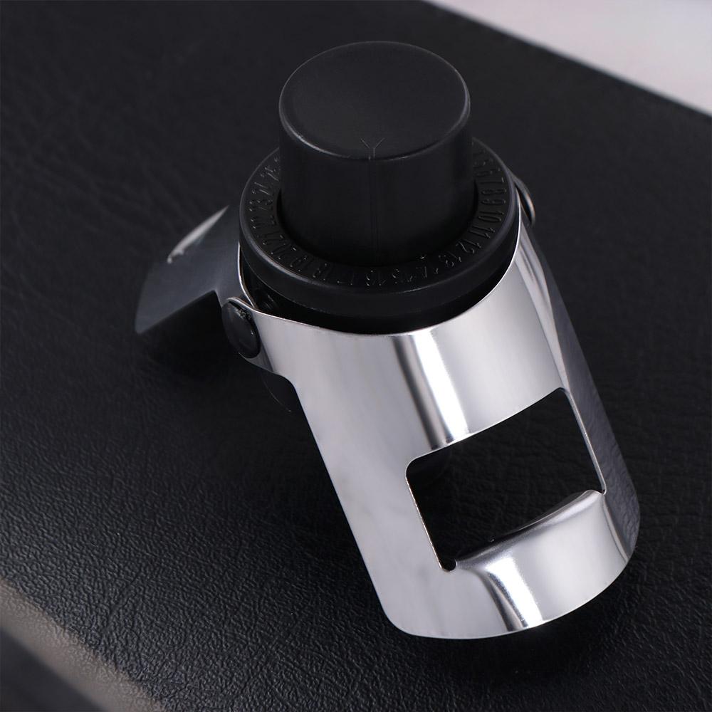 2pcs Reusable Vacuum Champagne Stopper Built-in Pressure Pump Wine Bottle Cap Wine Bottle Plug Pub