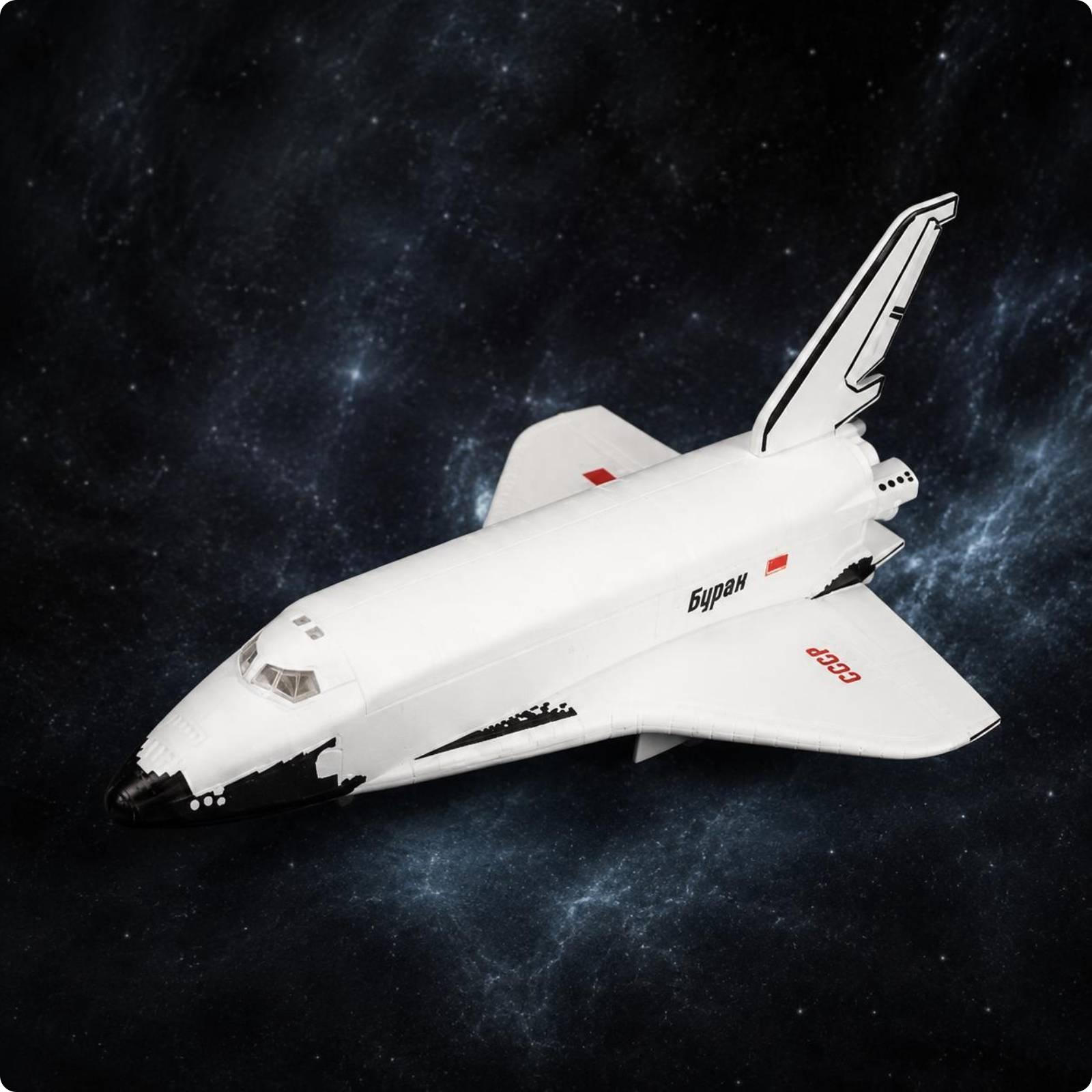 Soviet Shuttle Model 1:144 Scaled Space Kit Number Assembly