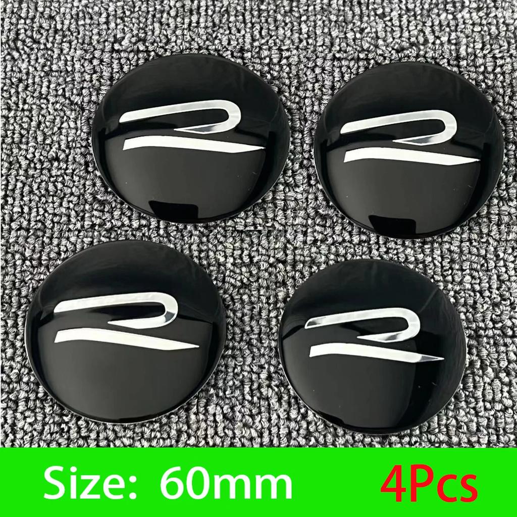 2026 Heiß Für VOLKSWAGEN VW Auto R Emblem Radnabendeckel Aufkleber Zubehör Für Volkswagen VW R-line GTI Polo Golf Touareg