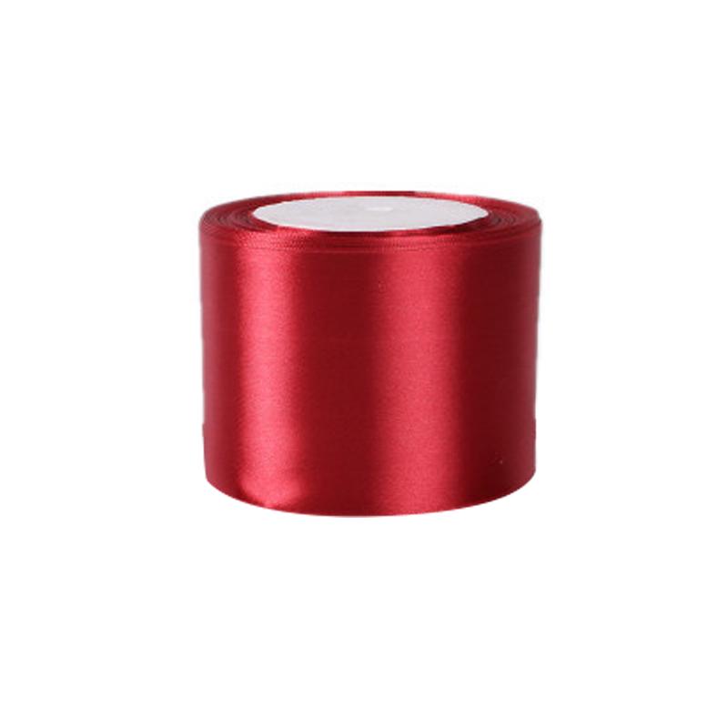 Modes luksusa 25 jardi/rullis 1 cm 2 cm 4 cm 5 cm 8 cm roku darbs, zīda satīna loks amatniecībai, 1 cm, DIY, Ziemassvētku 5 cm