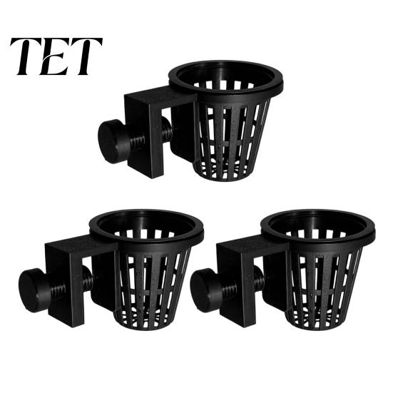 Fish Tank Decoration Aquarium Plant Holder, Top Hanging Basket Planter with Screw Clamp for Anubias, Aquatic Plants Holder