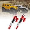 4pcs RC Aluminum Absorber Assembled Spring Negative Pressure Damper for 1:24 SCX24 90081 00001 00002 RC Crawler Car Upgrades