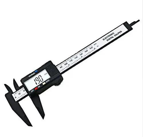 150mm Electronic Digital Caliper Carbon Fiber Dial Vernier Caliper Gauge Micrometer Measuring Tool Digital Ruler Plastic Caliper