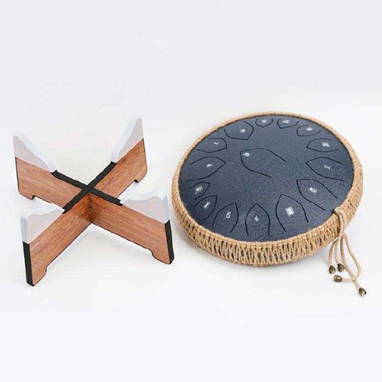 Supporto Espositore per Tongue Drum Struttura in Legno Massiccio Supporto per Handpan Stand per Batteria Handpan per Palco o Uso Domestico