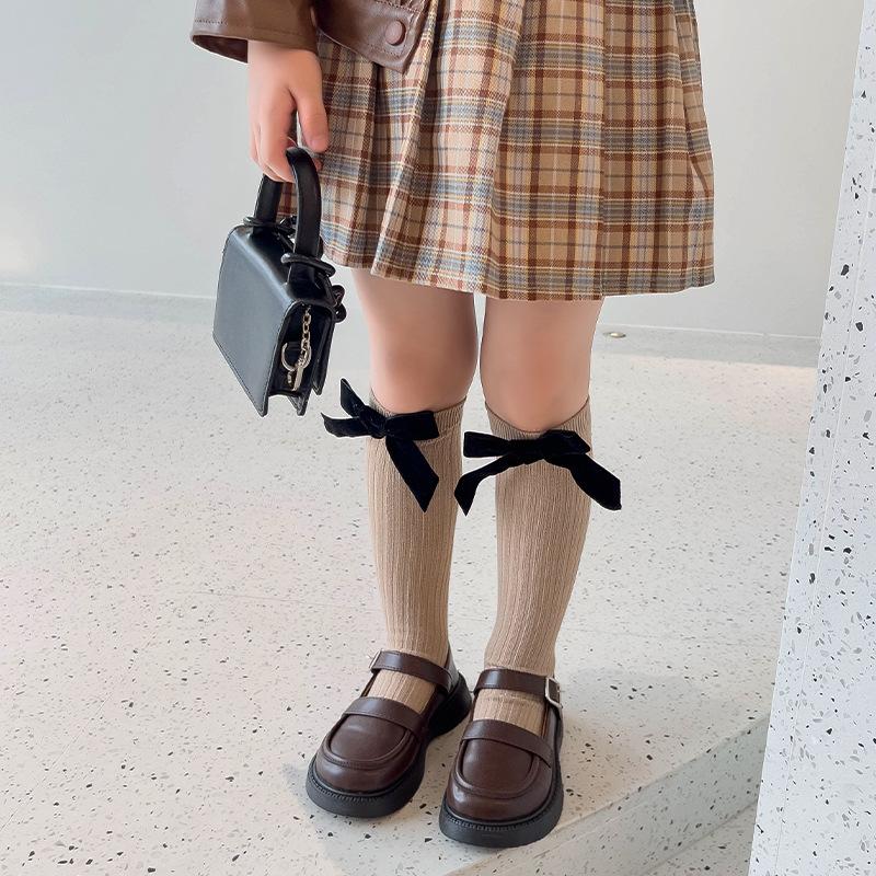 Children Flocking Hair Hair Christmas Cute Girl Hollow Out Tube Fishnet Stockings Sweet Girl Stockings