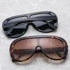 High-End Fashionable Large Frame Runway Street Style Sunglasses