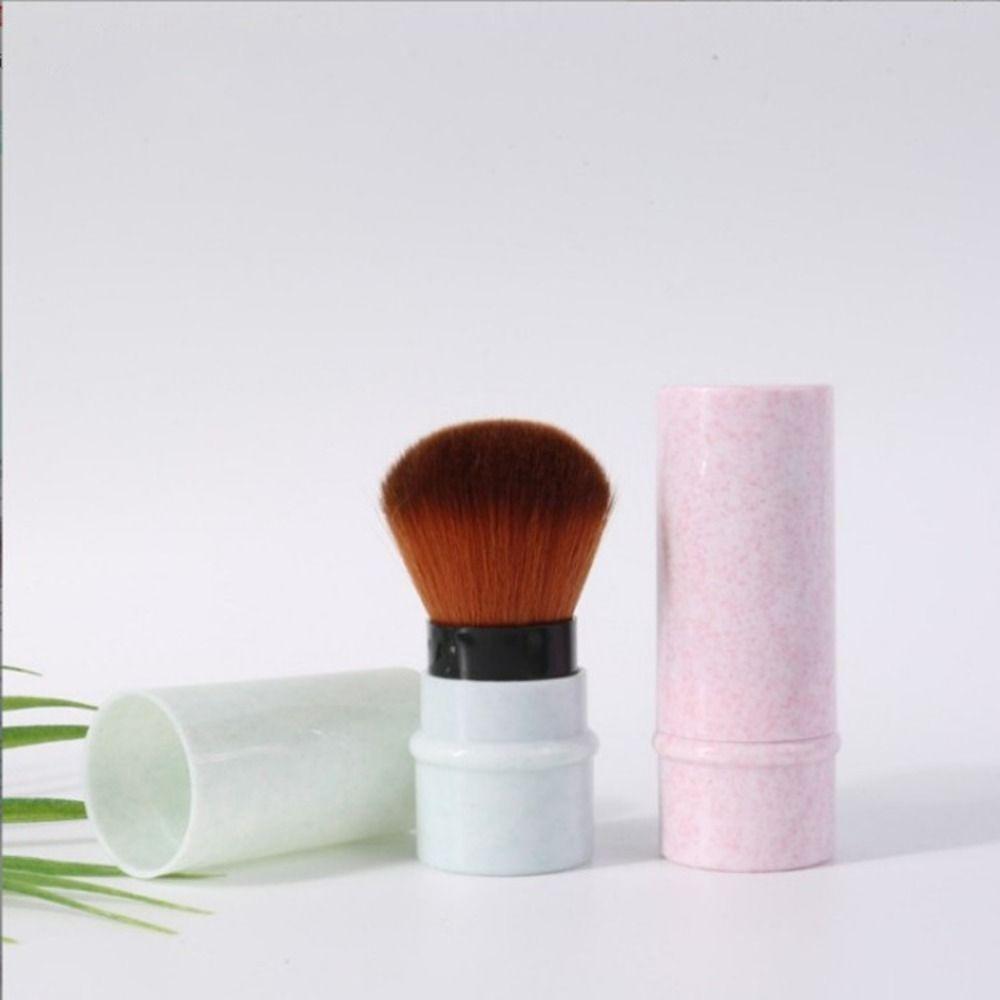 Portable Makeup Brush Retractable Single Blush Brush New Powder Blush Brush  Outdoor Travel