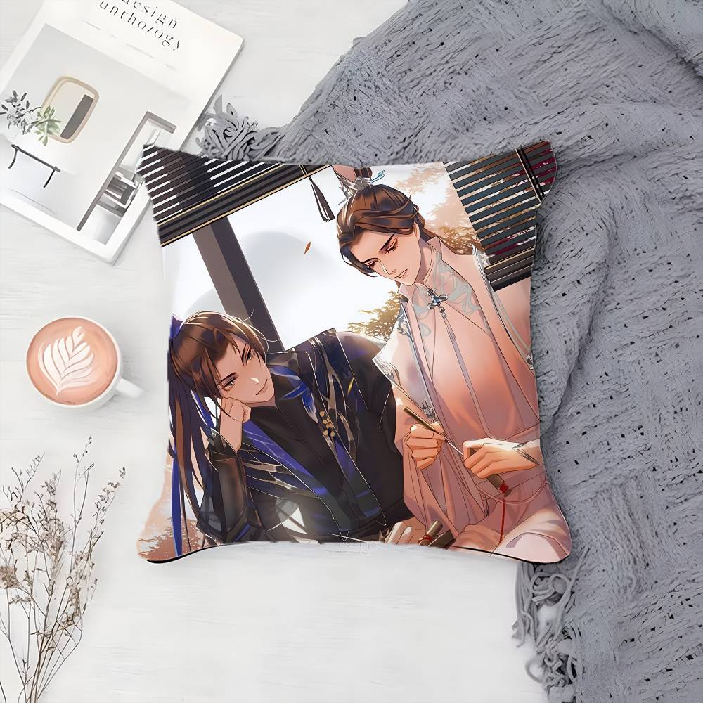 G-Grandmaster of Demonic Cultivation-MT Pillow Case Printing Pillowcase Living Room Sofa Cushion Cover Bedroom Room Decor