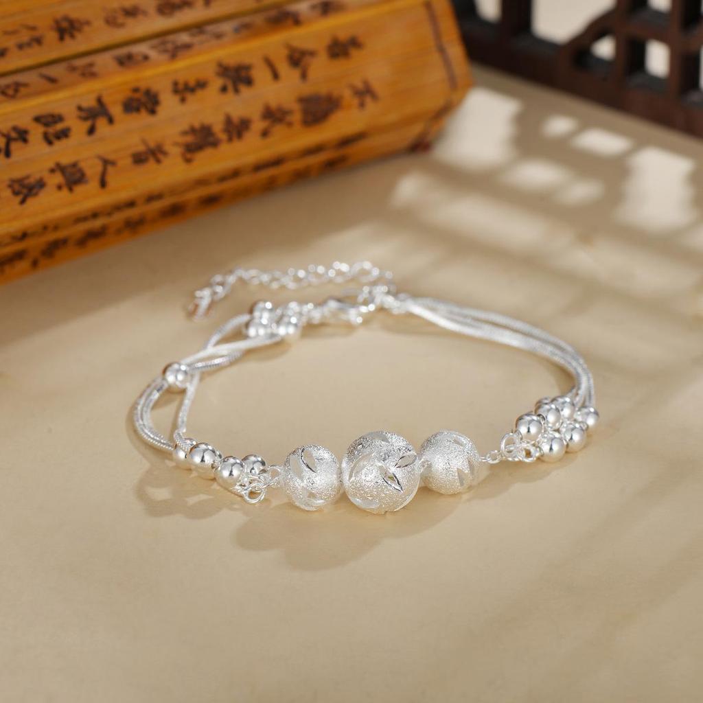 Three Lives Three Worlds Bead Bracelet: Elegant Fashion Gift for Women, Perfect for Girlfriend or Best Friend On Valentine's Day.