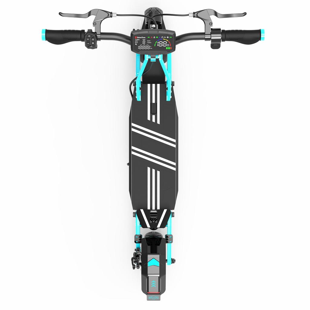 DriveTron DT10 All-Terrain Electric Scooter Adult 1400W Motor Men's E-Folding Scooter 48V15.6Ah Battery 10 Inch Tyre women's EScooter