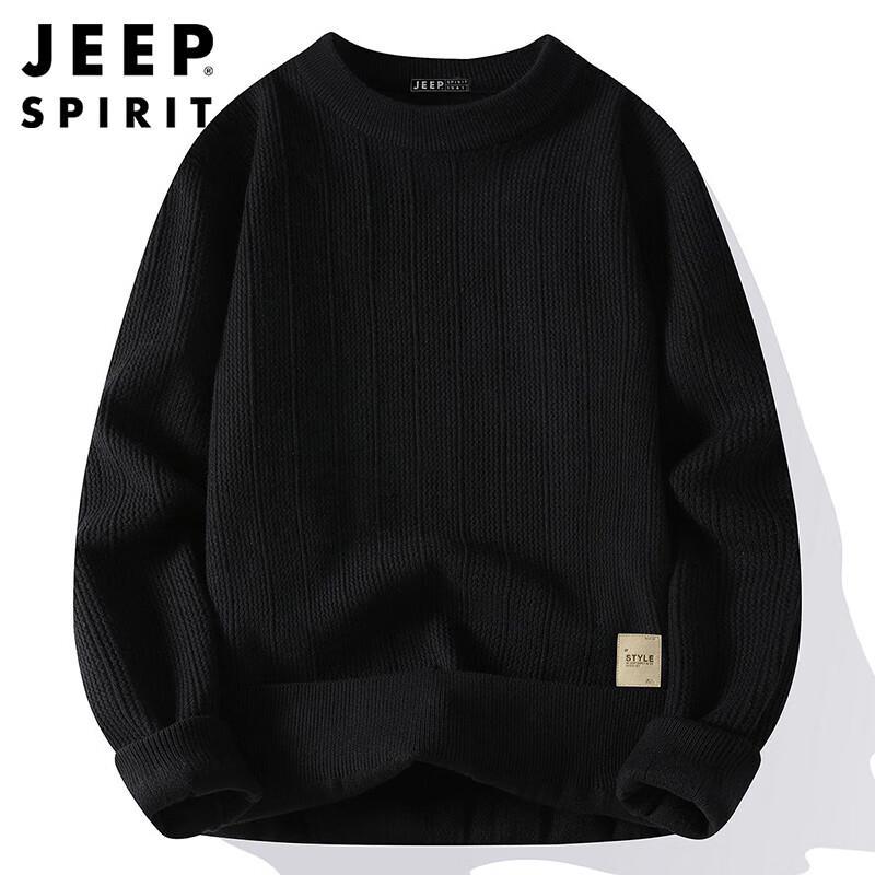 JEEP SPIRIT Men's Warm Knit Pullover