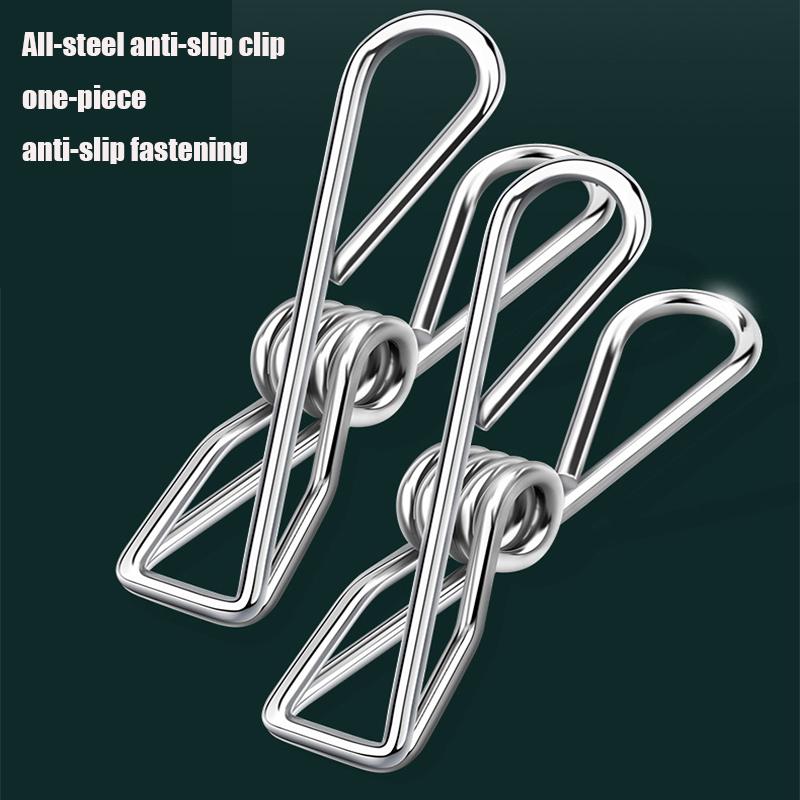 Suport de uscare rezistent la vânt din oțel inoxidabil pentru sutien și șosete, organizator, clip pentru uscare de șosete, umeraș multifuncțional de uz casnic